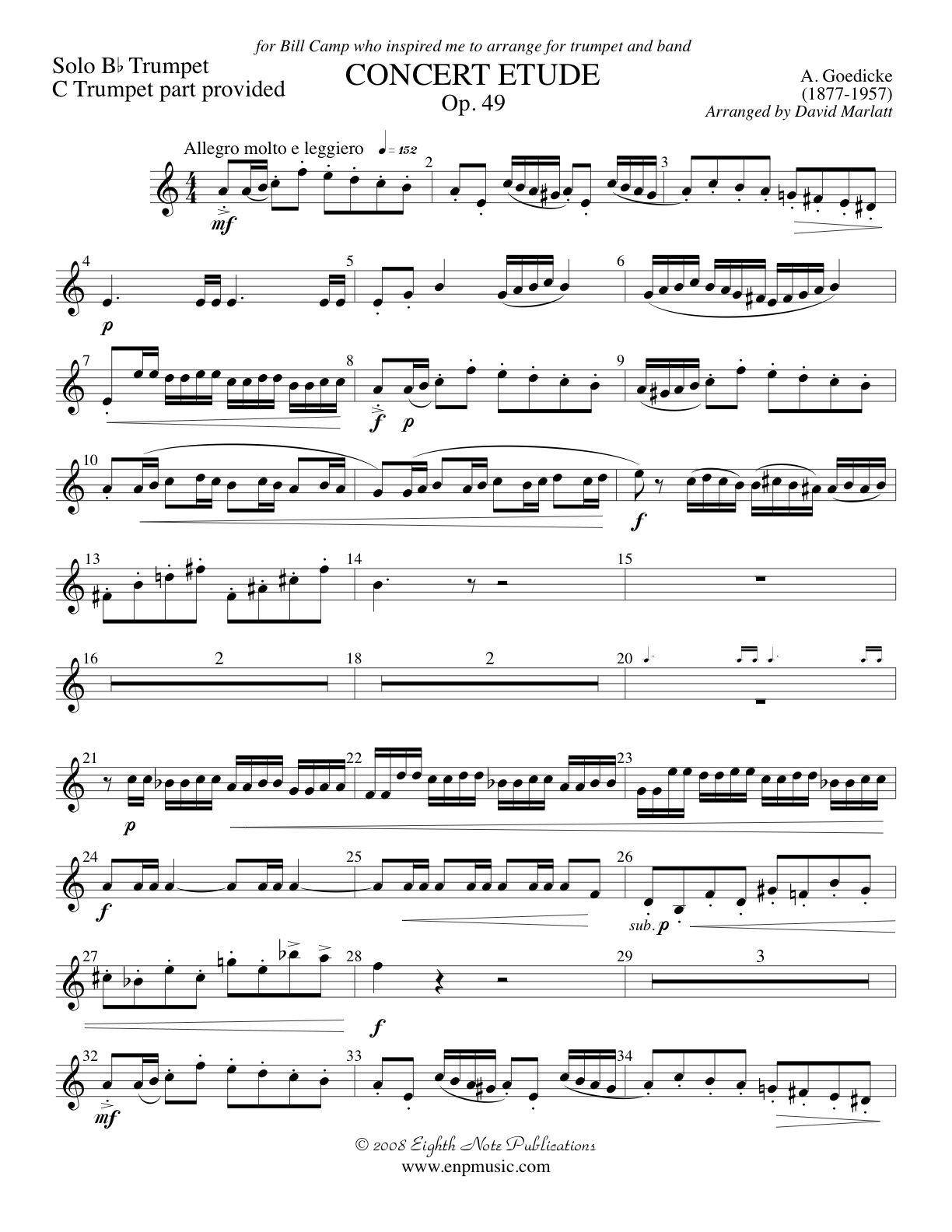 goedicke trumpet concerto pdf